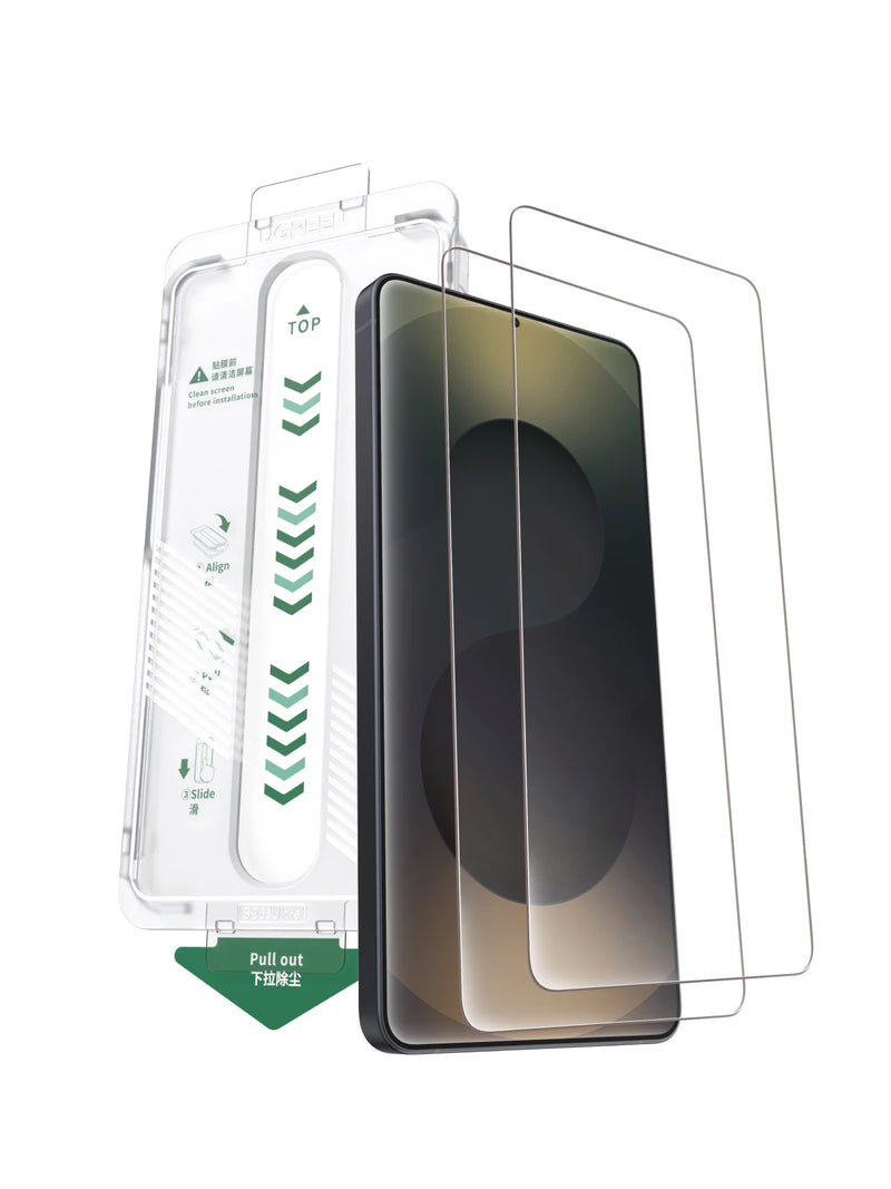 UGREEN 1 or 2PCS Auto Dust-free Glass Screen Protector for Samsung Galaxy S26 Ultra Glass Film S26 Ultra Protective Films 2026