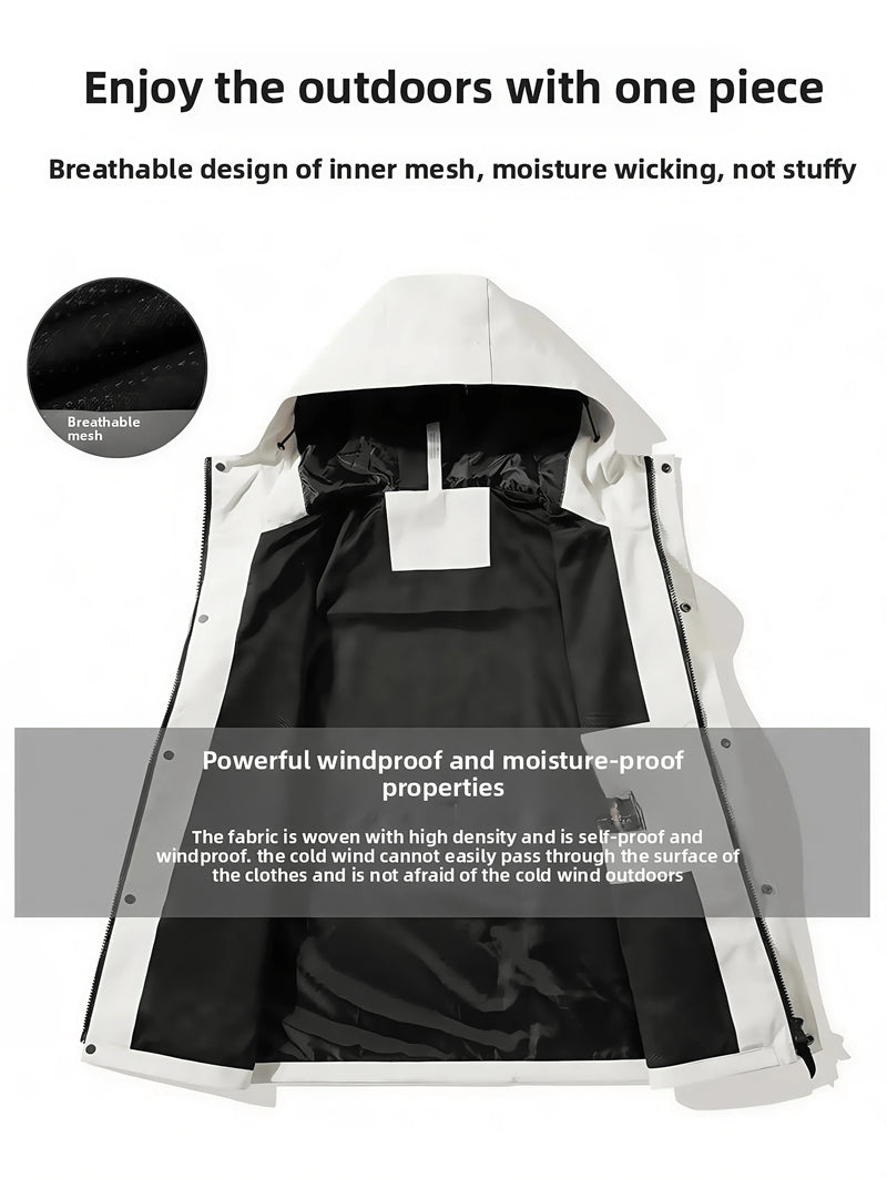 2026 Winter Unisex Hooded Fleece inner liner Sportswear Jacket Outdoor down Vest Couple Matching Sports Layering Windbreaker