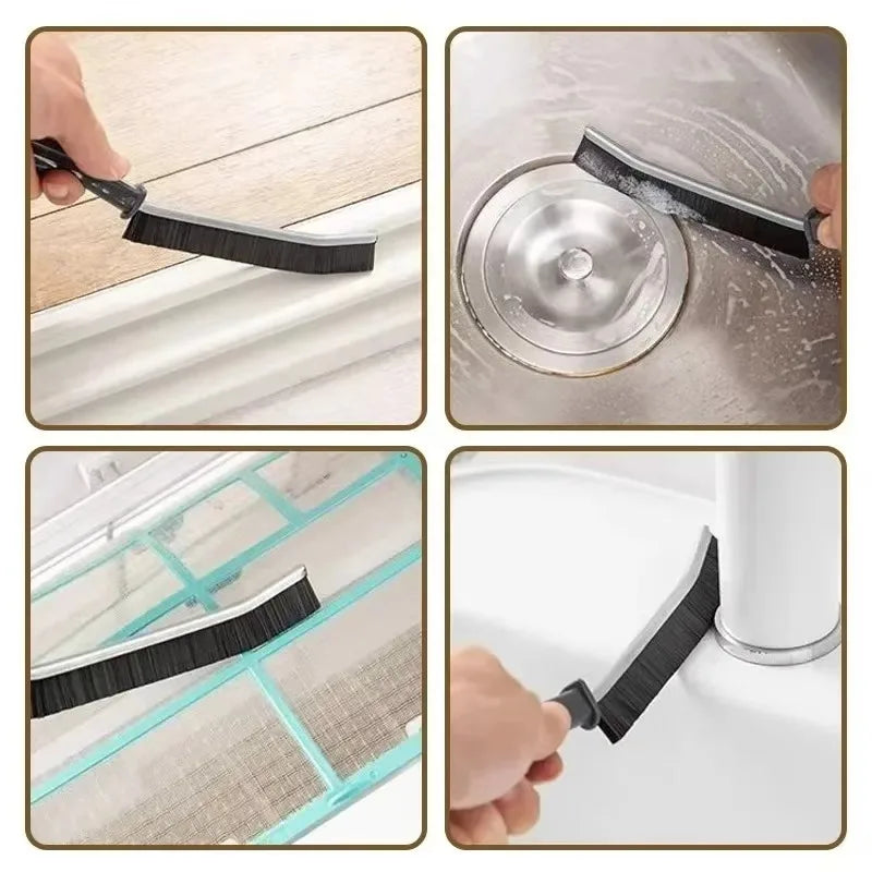Durable Grout Gap Cleaning Brush Kitchen Toilet Tile Joints Dead Angle Hard Bristle Cleaner Brushes For Shower Floor Line 5/1Pcs