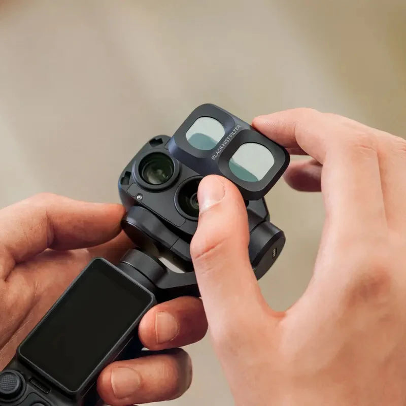 DJI Osmo Pocket 4P Black Mist Filter (Black) creates a natural highlight bloom and softens the skin