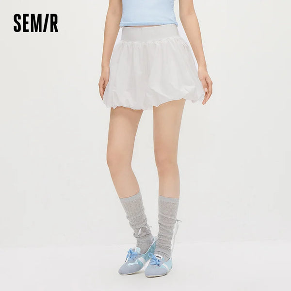 សំពត់ស្ត្រី Semir ស្ទីលការពារកាំរស្មីយូវី សំពត់ខ្លី Bowknot Bud រដូវក្តៅឆ្នាំ ២០២៦ ធម្មតាសម្រាប់ក្រៅផ្ទះ