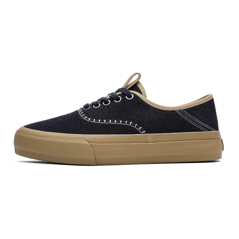 Men's thick-sole canvas casual shoes new four seasons breathable light soft-sole anti-slip outdoor versatile walking board shoes