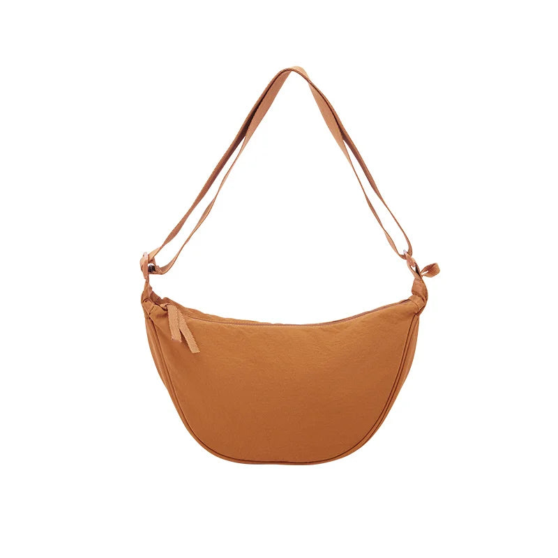 Semir Men Crossbody Bag Lightweight Nylon Dumpling Shape Commuter Casual Shoulder Bag Daily Carry Daily Wear 2026