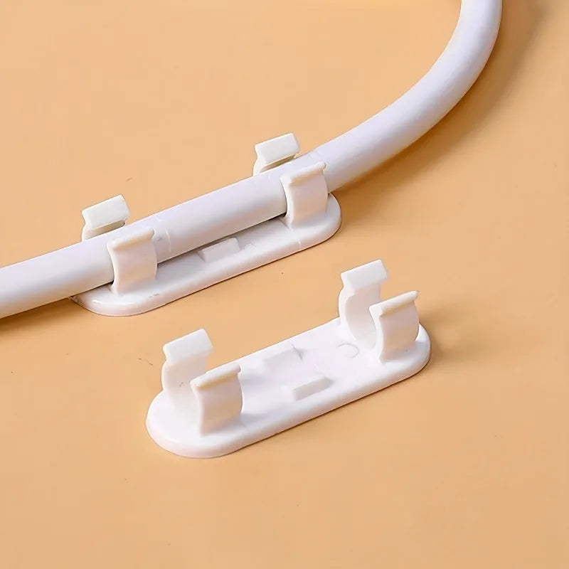 5/10pcs Adjustable Cable Clips,Sticky Wire Organizers for TV,PC,Under Desk Wall Cord Management for Home Office.cable management