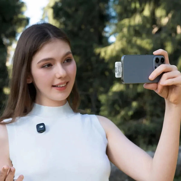 DJI Mic Series Mobile Receiver Supports Mic Mini, Mic 2, and Mic 3 mixed connection Original Accessories in Stock