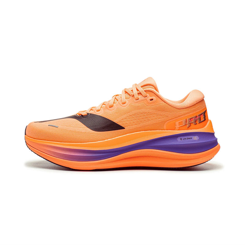 ស្បែកជើងរត់បុរស Li-Ning YUEYING 6 PRO Optimized Cushion ជាមួយប្រអប់ម្រាមជើងធំទូលាយ SUPER BOOM ស្បែកជើងប៉ាតាស្រាលឆ្លុះបញ្ចាំង LiNing ARHW015