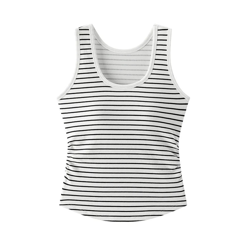 Semir Womens Tank Top 2026 Cool Feeling Slim U Neck With Padded Slim Fit Basic Casual Soft