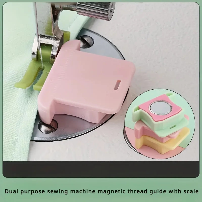 Magnetic Sewing Guide |  Strong Magnet | Precision Stitching, Anti-Roll | Sewing Machine Accessory | Multifunctional Sewing Aid
