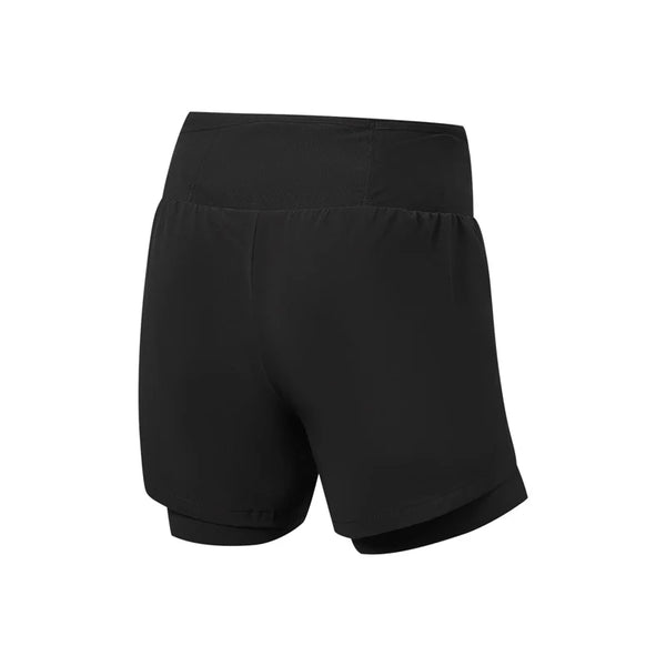 ខោរត់ Li-Ning សម្រាប់នារី 2 ក្នុង 1 ស្ងួត 88% Polyester 12% Elastane ការពារកម្តៅថ្ងៃ ខោស្ព័រ LiNing មានផាសុកភាព AKSW122