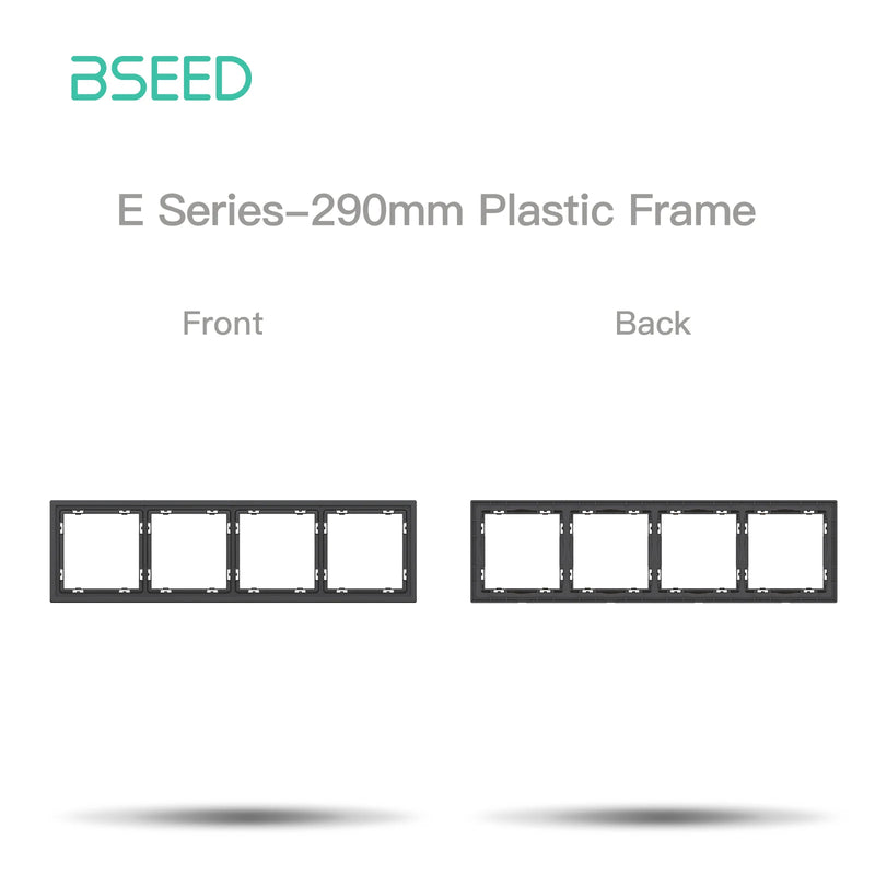 BSEED WIFI Button Switch Module 1/2/3/4Gang Smart Light Switch DIY Part Plastic Frame Smart Socket Components Tuya Smart Life