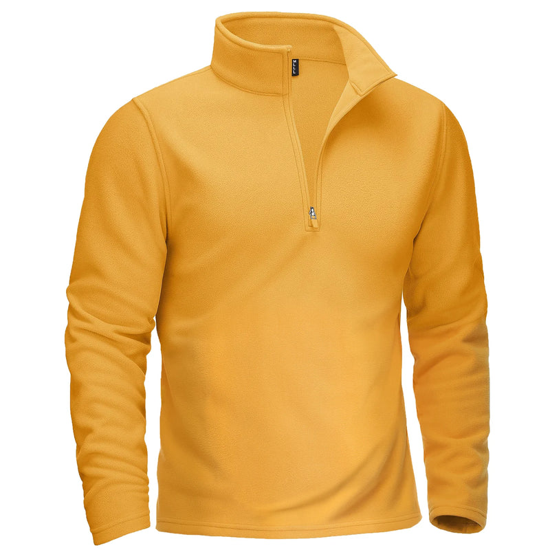 TACVASEN Turtleneck Fleece Sweatshirts Thermal Quarter-Zip Lightweight Pullovers Casual Warm Breathable Hiking Golf Sweaters