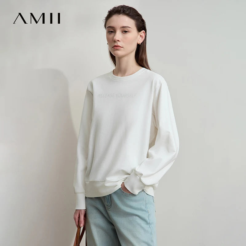 អាវក្រណាត់ AMII សម្រាប់ស្ត្រី អាវក្រណាត់កប្បាសធម្មតា កវែង បោះពុម្ព អាវក្រៅ រដូវស្លឹកឈើជ្រុះឆ្នាំ ២០២៥ ថ្មី អាវក្រៅរលុង សម្រាប់ស្ត្រី 12543135