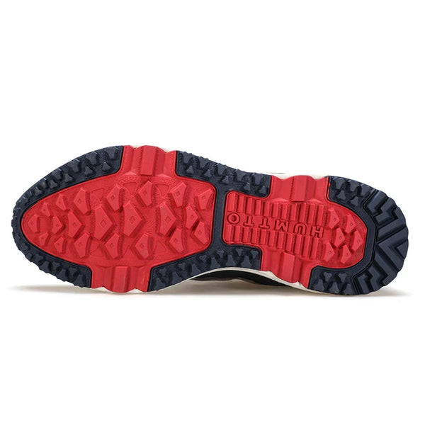 HUMTTO Running Shoes for Men Breathable Men's Sneakers Luxury Designer Sports Shoes Cushioning Black Man Casual Jogging Trainers