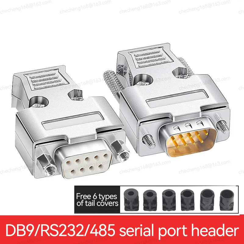 DB9 Adapter Connector Core RS232 Serial COM Plug Connectors Hole/pin DB15 Female Male Port Socket D Sub DP9 Plastic Case