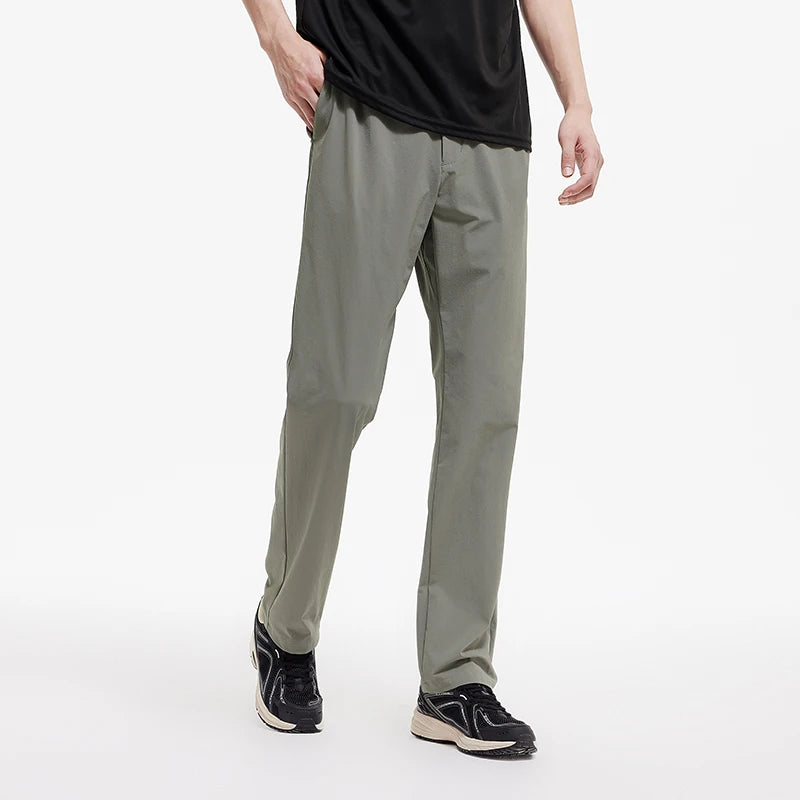 Semir Men Pants Cooling 2026 Quick Dry Straight Solid Stretch Urban Casual Everyday Style Soft Comfortable Daily Wear Trendy