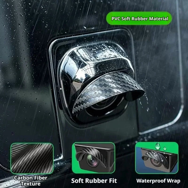 SEAMETAL 2/4PCS Car Camera Lens Protector Waterproof Dust-proof Car Rear View Backup Camera Cover Rain Shield Car Accessories
