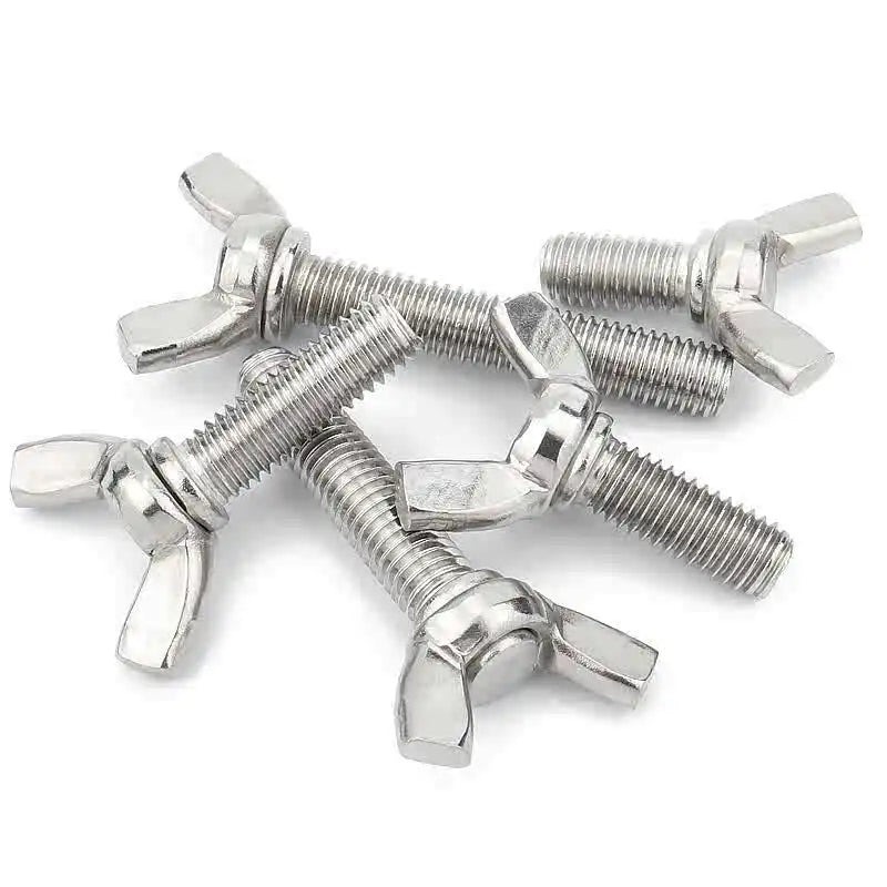 DIVEDEER 1/2/5pcs M3 M4 M5 M6 M8 M10 Hand Tighten Screws Butterfly Bolt Wing Thumb Screw Claw A2-70 Stainless Steel