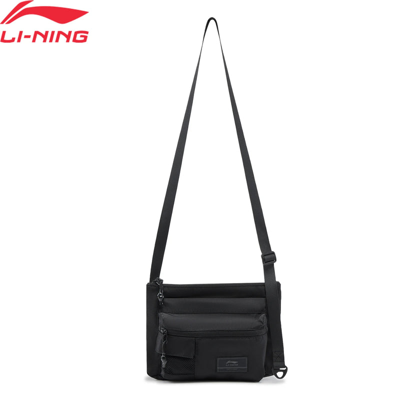 កាបូបស្ពាយ Li-Ning សម្រាប់បុរស និងស្ត្រី រចនាបថស្ព័រ ទាន់សម័យ ទំហំ 295*200*30mm ABDV291