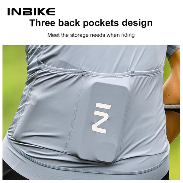 INBIKE Women’s Slim Fit Cycling Bib Shorts Set Summer Breathable Quick Dry MTB Short Sleeve Jersey Pants Suit Road Bike Clothing