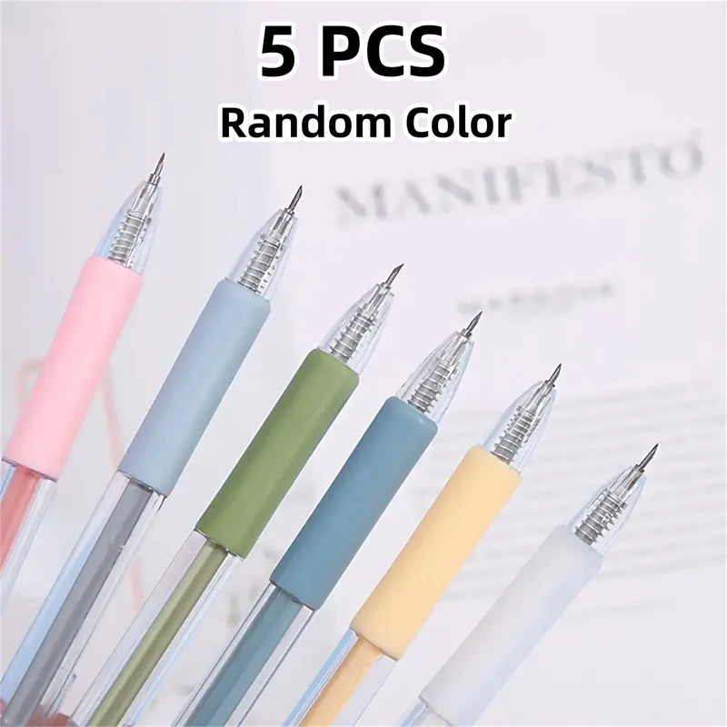 1+4PCS/5PCS Pen Knife Mini Press Piece Pen Function Mini Account Sticker Art Knife Paper Art Knife Pen Cutting Paper Knife