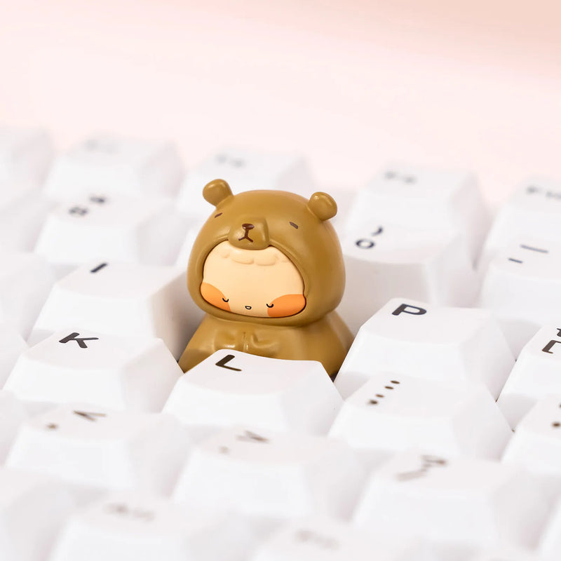 Akko Animal Artisan 3D Keycap & Switch Tester with Clicky Creamy Cyan Switch MX Mechanical Keyboard DIY Kawaii Desk Accessories