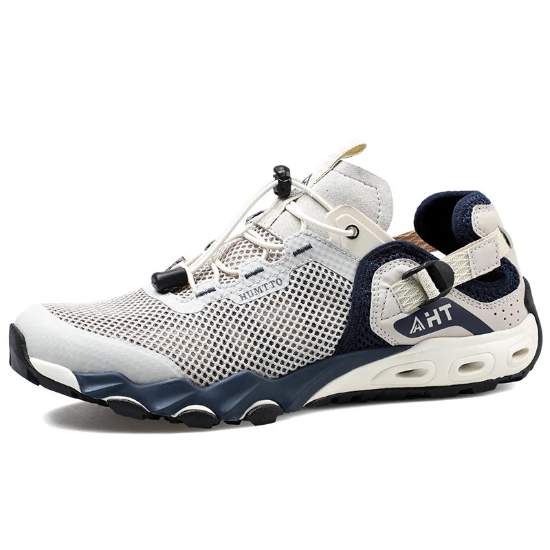 HUMTTO New Summer Water Shoes for Men Breathable Beach Sneakers Mens 2022 Trekking Outdoor Aqua Shoes Sports Hiking Sandals Man