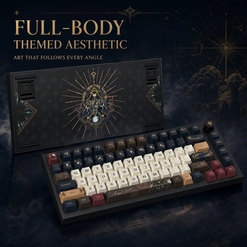 Akko 5075 V5 Mechanical Keyboard Lord of the Mysteries 75% Layout Hot-swappable ARGB 8K Tri-mode Wireless Gaming Keyboard Gasket