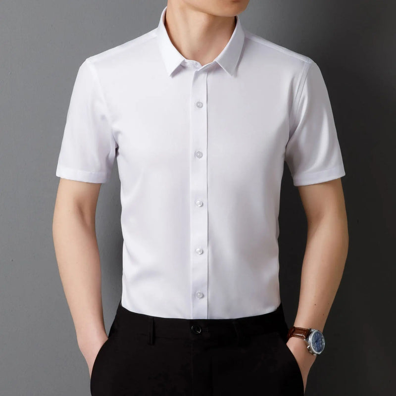 Deep Purple Men's Dress Shirt, Perfect for Weddings, Parties, Business Events, and Performances. White,Black,Blue,Red,Gray,Pink.