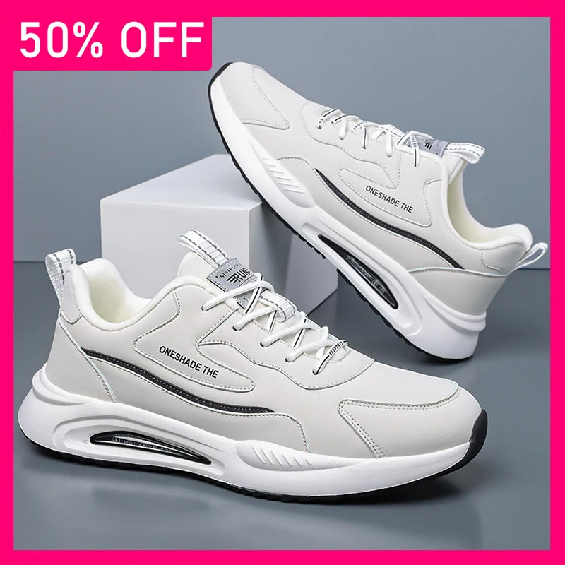 Men Sports Shoes Winter New Cotton Comfortable Soft Leather Outdoor Fitness Shoes Lightweight Versatile Casual Jogging Shoes