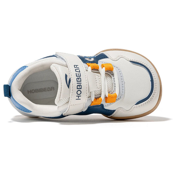 HOBIBEAR Kids Wide Toe Box Toddler Shoes Hook Loop Boys Girls Lightweight Sneaker Non-Slip Little Kids Shoes for First Walking