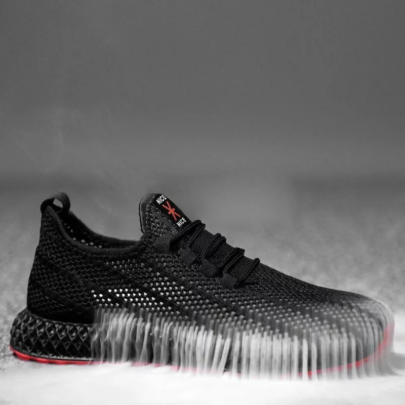 Male's sneakers casual lightweight mesh sports shoes summer men's outdoor soft sole Anti slip Breathable comfort running shoes