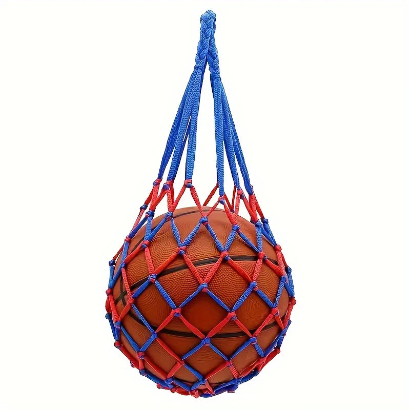 1pc Durable High-Quality Basketball and Football Mesh Bag,with Reinforced Stitching,Portable Sports Equipment Bag,Safe Storage