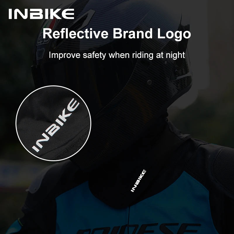 INBIKE Summer Cooling Cycling Face Mask Sun Protection Cover Ice Silk Neck Gaiter Hood for Men Women Bicycle Motorcycle Running