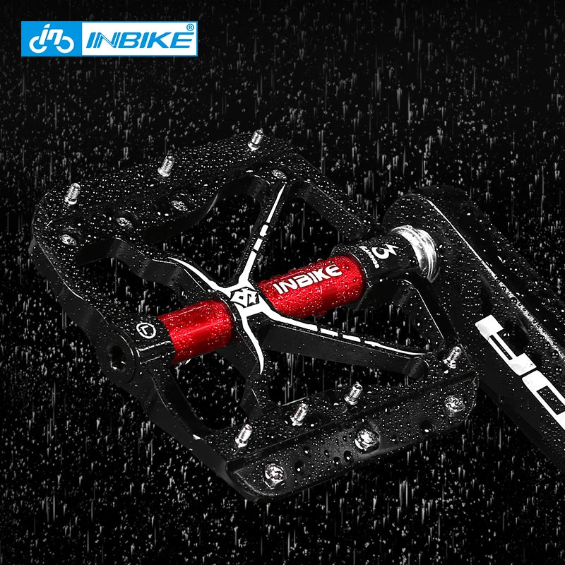 INBIKE Final Discount! Bicycle Pedals, Lightweight,Aluminum Alloy Road Bike Pedals Sealed Bearing Widened Dustproof  Accessories
