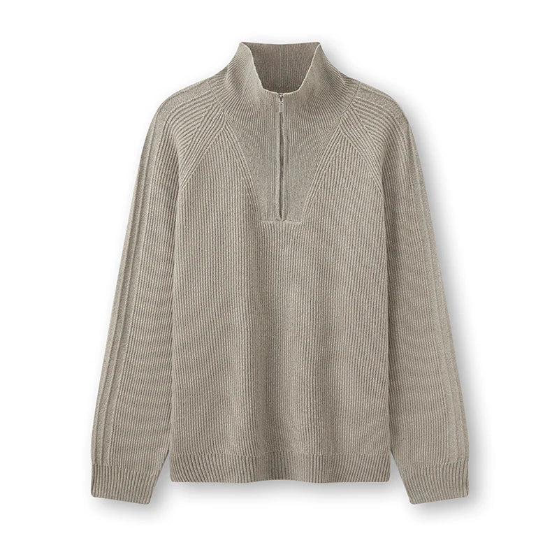 Semir Men Knit Sweater Versatile Half Placket Turtleneck Raglan Sleeve 2026 New Winter Daily Wear Urban Casual Style