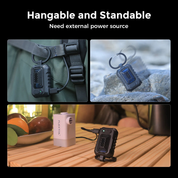 FLEXTAIL LIGHT REPELLER - Portable Mosquito Repeller with Dual Modes, IPX4 Waterproof, Without Repellent Mats