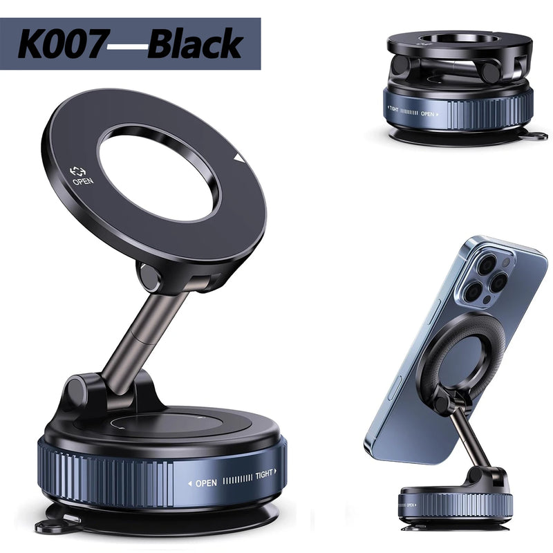 K007/K009 ជើងទ្រទូរស័ព្ទក្នុងឡាន ម៉ាញេទិកខ្លាំង រចនាបថបត់បាន ជើងទ្របូមធូលីអាចលៃតម្រូវបាន 360° សម្រាប់ប្រើក្នុងឡាន/តុ/បន្ទប់ទឹក/ប្រើប្រាស់ជាសកល