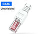 ZoeRax 1PCS Tool Free RJ45 Connector for UTP CAT6A/CAT6/CAT5E, No Crimper Internet RJ 45 for 23awg-26awg, Toolless LAN Cord Ends CAT6 UTP CHINA