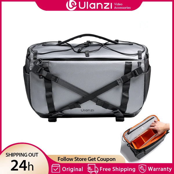 កាបូបកាមេរ៉ា Ulanzi SU02 13L កាបូបស្ពាយកាមេរ៉ា កាបូបស្ពាយសម្រាប់ធ្វើដំណើរក្រៅផ្ទះ កាបូបថតរូប កាបូបការពារកាមេរ៉ាសម្រាប់ Canon Sony Nikon