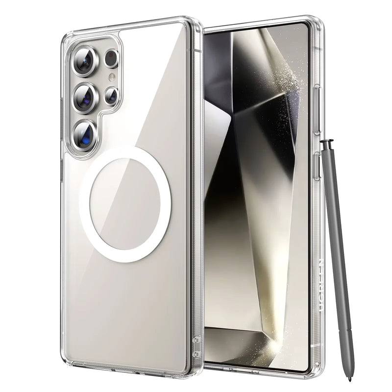 UGREEN For Samsung Galaxy S26 Ultra S25 Ultra Magnetic Case Clear/Black S26Ultra Macsafe Cover 2026