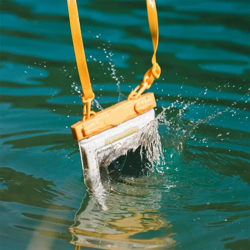 Naturehike Cell Phone Waterproof Bag IPX8 PVC Surfing Swimming Phone Bag Portable Cell Phone Bag Beach Diving Snorkeling Bag