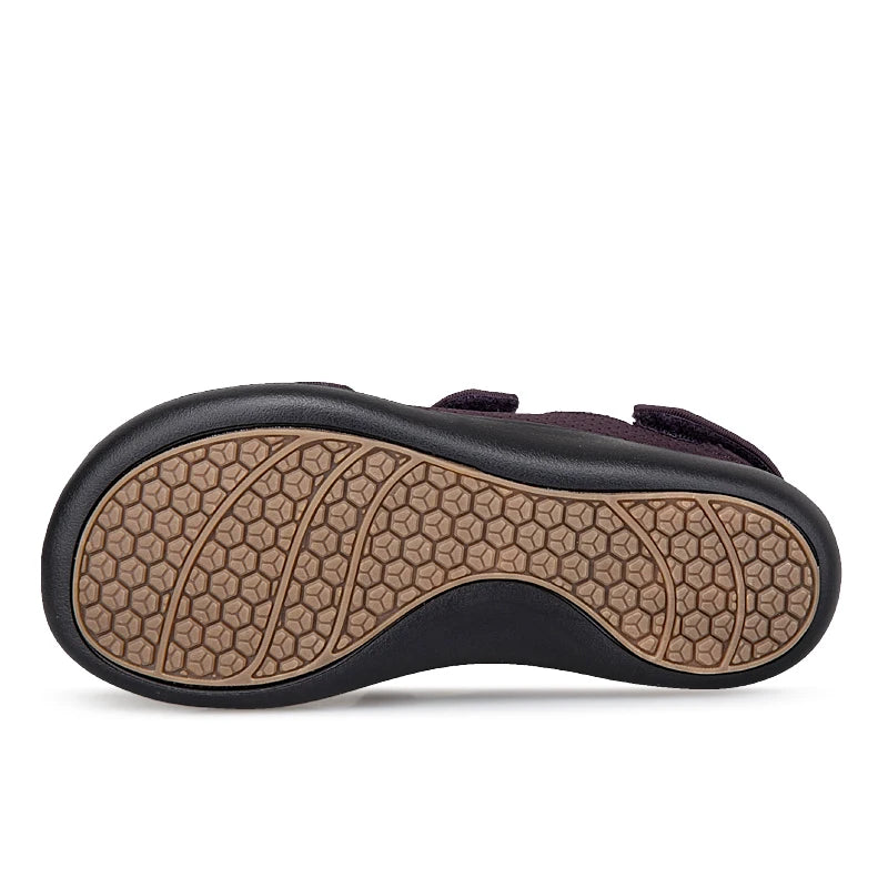 Men's Wide Toe Sandals Diabetic Shoes Hook & Loop Designs Lightweight Breathable for Swollen Feet with Arch Support Sandals