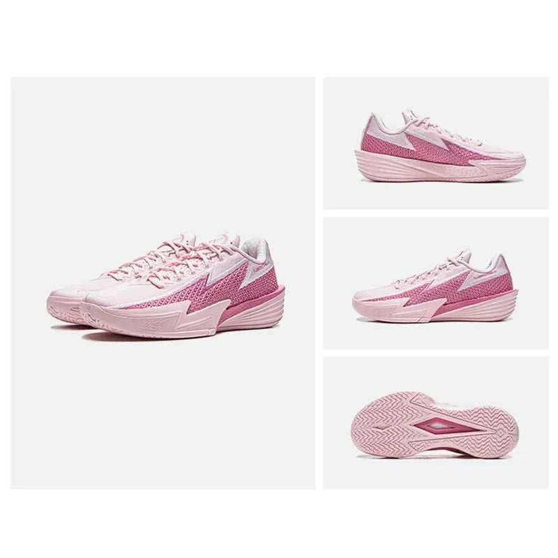 ស្បែកជើងបាល់បោះបុរស Li-Ning WADE FLASH 2 លើទីលាន BOOM មានទ្រនាប់ទន់ មានខ្យល់ចេញចូលបានល្អ ស្បែកជើងប៉ាតា LiNing មានស្ថេរភាព ABPV013