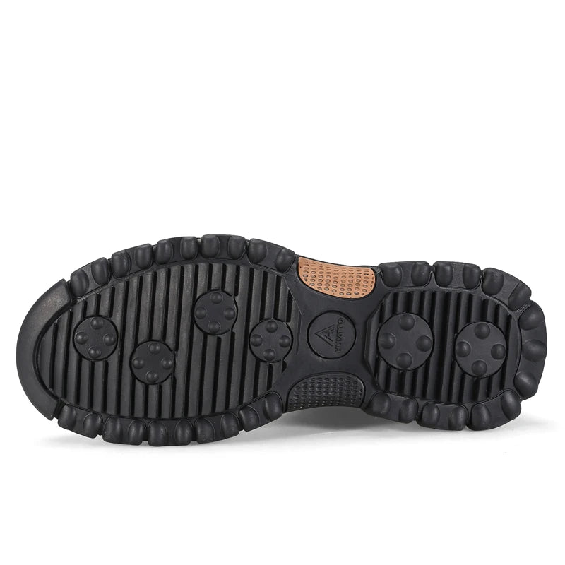 HUMTTO Waterproof Hiking Boots Mens Winter Outdoor Leather Shoes for Men Luxury Designer Plush Warm Sports Trekking Man Sneakers