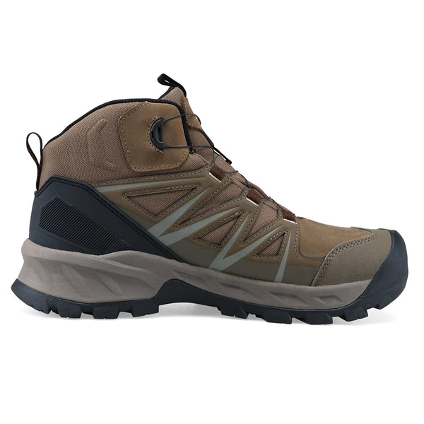 HUMTTO Winter Hiking Shoes Mens Breathable Leather Climbing Shoes Man Anti-slip Outdoor Sneakers Designer Trekking Boots for Men