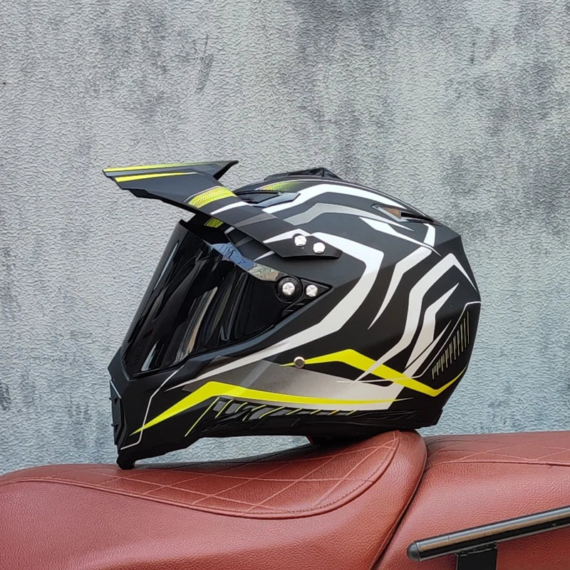 Off road motorcycle helmet, forest speed drop DH helmet, full coverage road rally helmet, suitable for all seasons