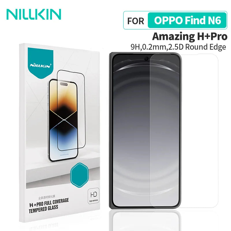 NILLKIN For OPPO Find N6 Screen Protector Film H+Pro HD Clear Tempered Glass Film For OPPO Find N6 Phone Glass Film