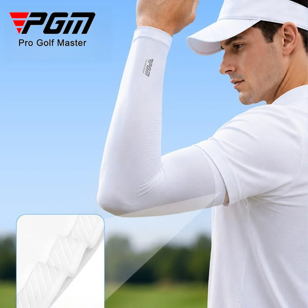 PGM Golf Sleeves for Men, Summer Sunscreen, Ice Cool, Breathable, Outdoor Cycling Sunscreen, Ice Sleeves XT011