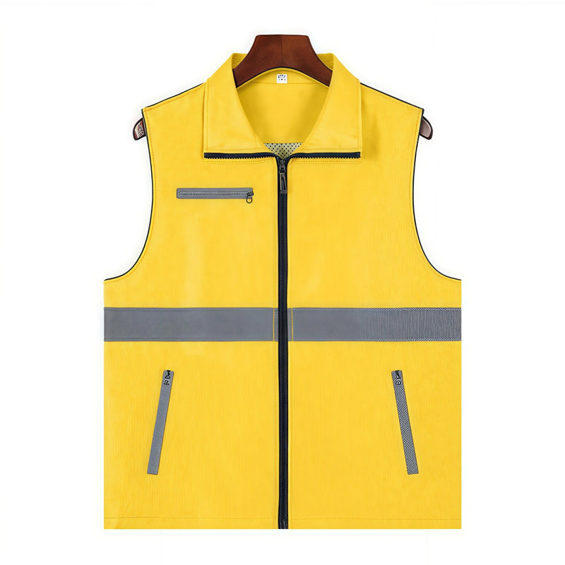Custom-made vests with logo printing man for takeaway same-city delivery logistics transportation vest lighteight and breathable