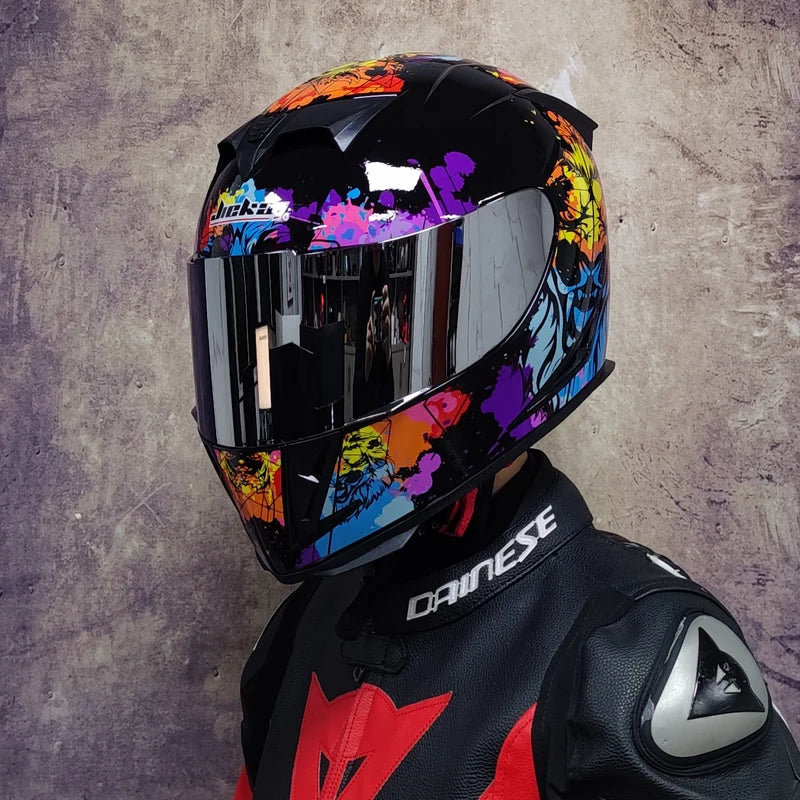 AIS helmet electric motorcycle hard hat full helmet four-season summer casque moto